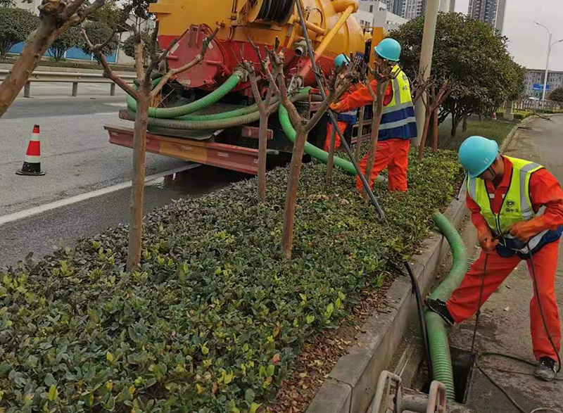 南口街道市政管道清淤
